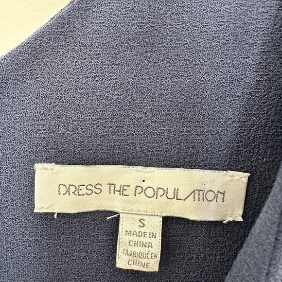 Dress The Population Karla Navy Gown - Picture 11 of 12